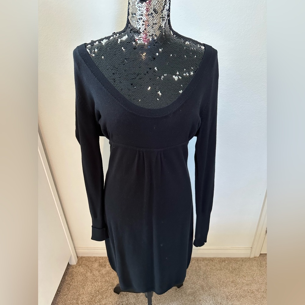 BCBGMaxAzria Black Long Sleeve Dress
